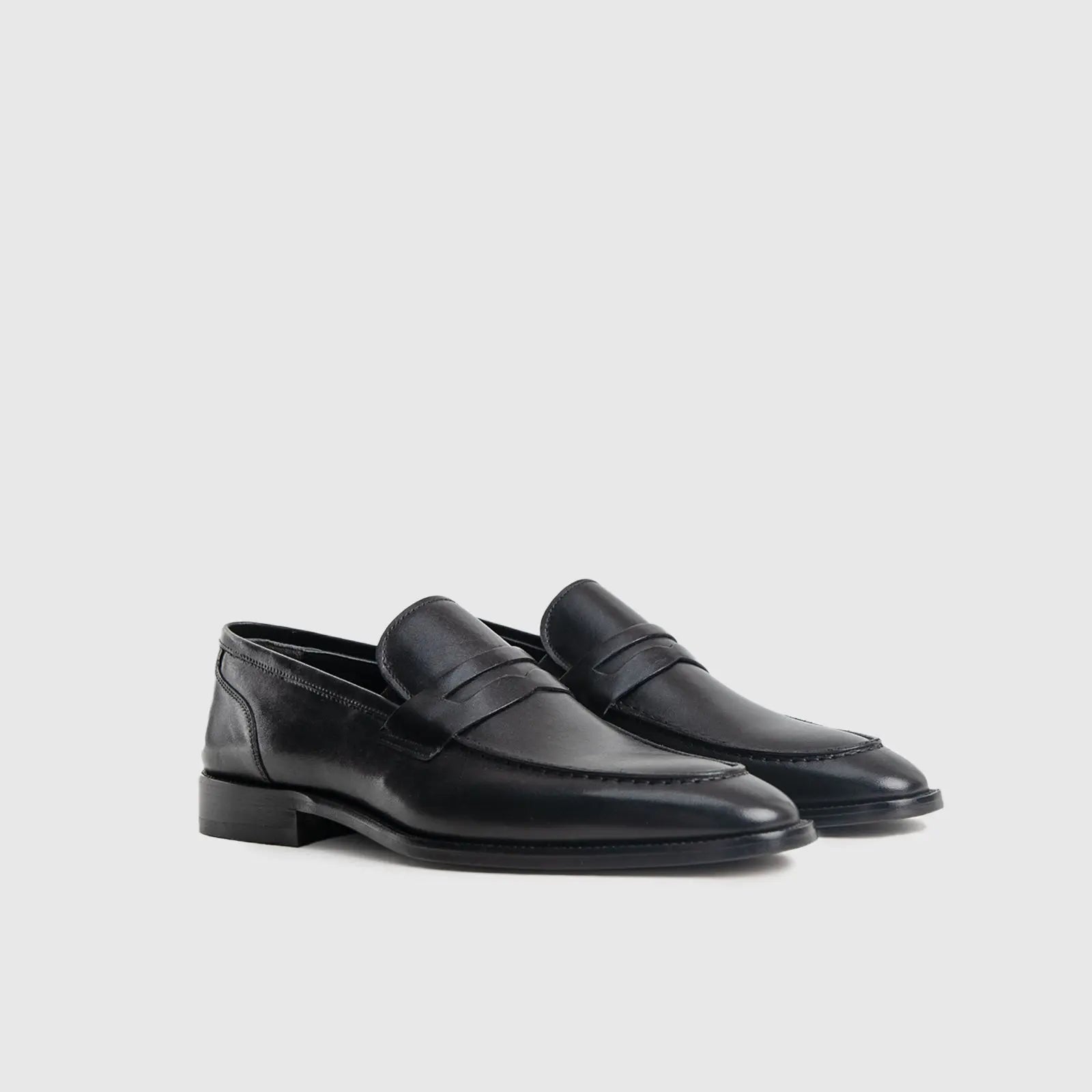 Florsheim Manisa Penny Slip on Black  3-86 Slip-ons | familyshoecentre