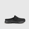 Go Walk 7 Comfort Open Back Slip On Black 216645 Gents | familyshoecentre