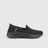 Go Walk Arch Fit 2.0 Comfort Slip Ons Black 125315 Ladies | familyshoecentre