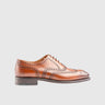 Goodyear Welt Oxford Brogue Lace Up 5215 Tan Oxfords | familyshoecentre