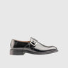 Goodyear Welt Single Monk Strap Slip On 6832 Black Loafers | familyshoecentre