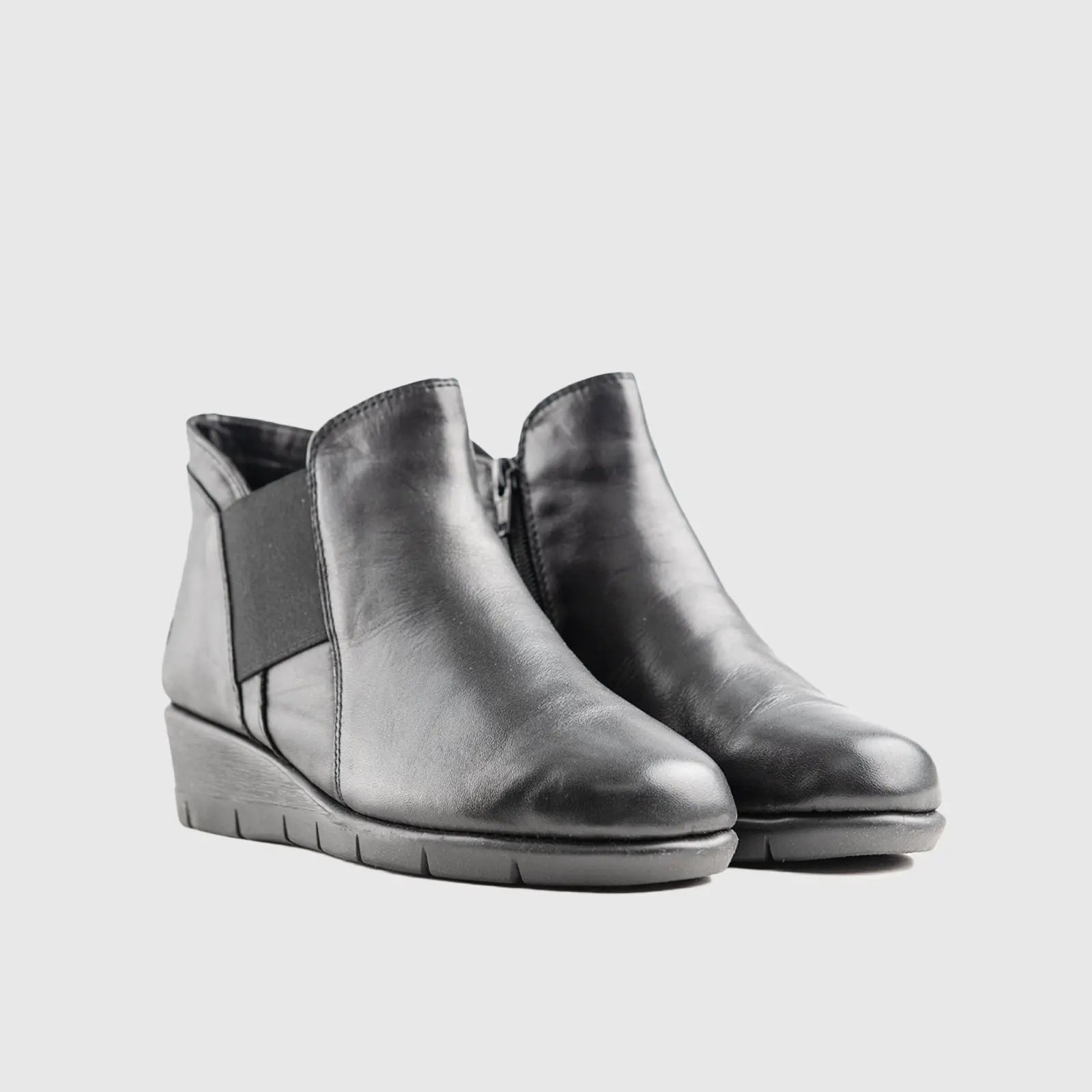 Gracious Comfort Ankle Boots Black 01152 Boots | familyshoecentre