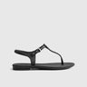 Grendha Brilho Sand Black 19018 Sandals | familyshoecentre