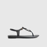 Grendha Cacau Rustica Sandal Black 18898 Sandals | familyshoecentre