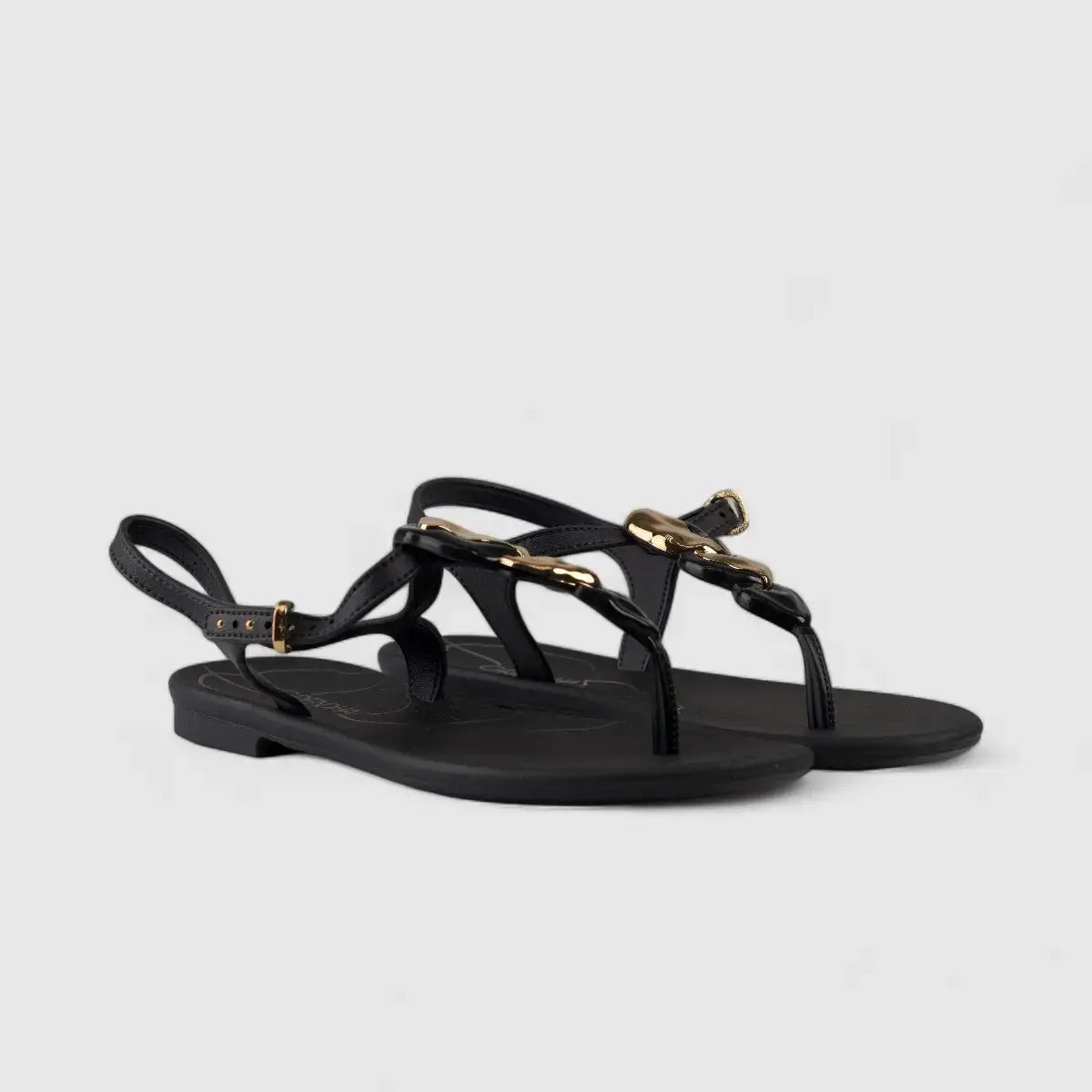 Grendha Refino Sandal Black 19035 Sandals | familyshoecentre