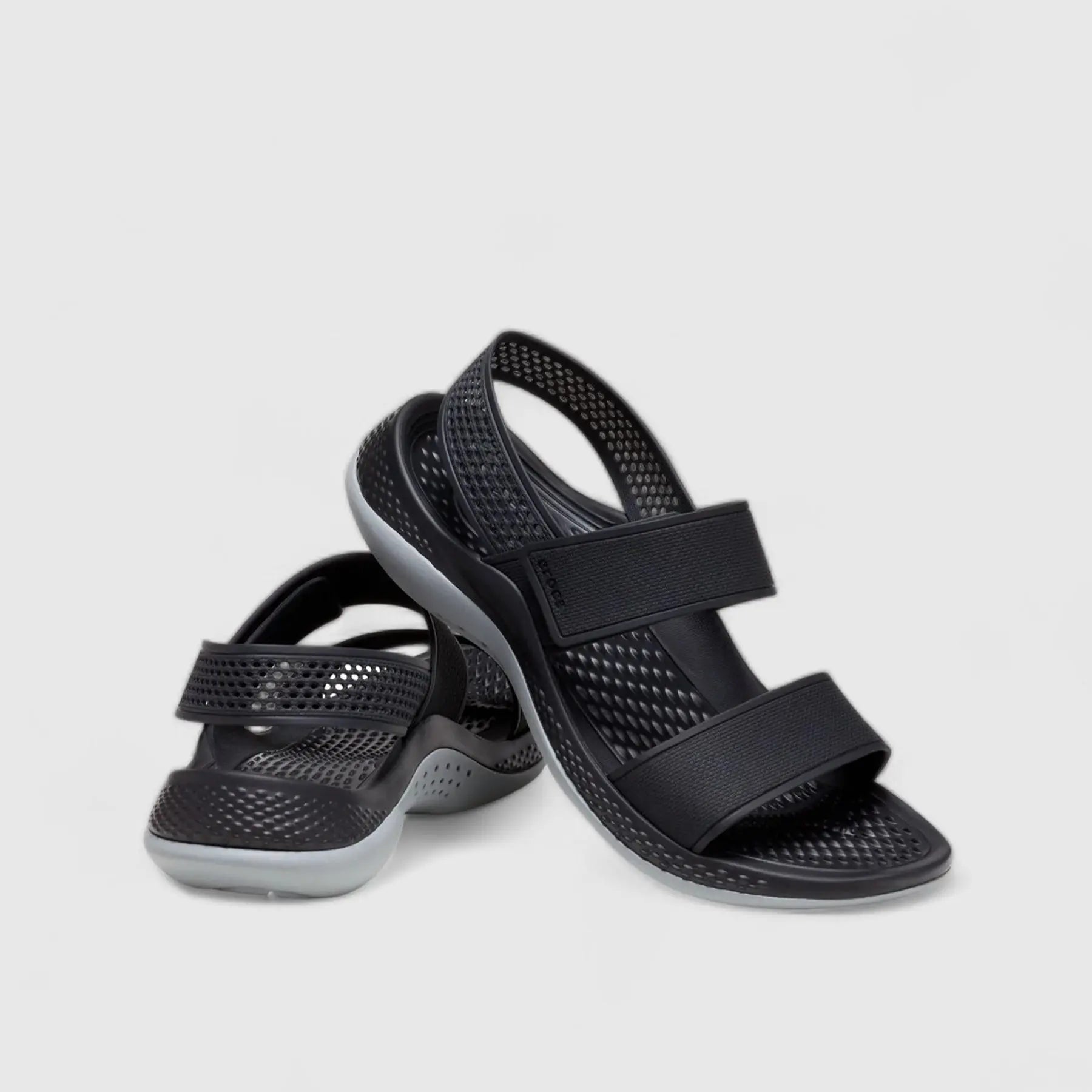Literide 360 Sandal Black/Grey 206711 Sandals | familyshoecentre