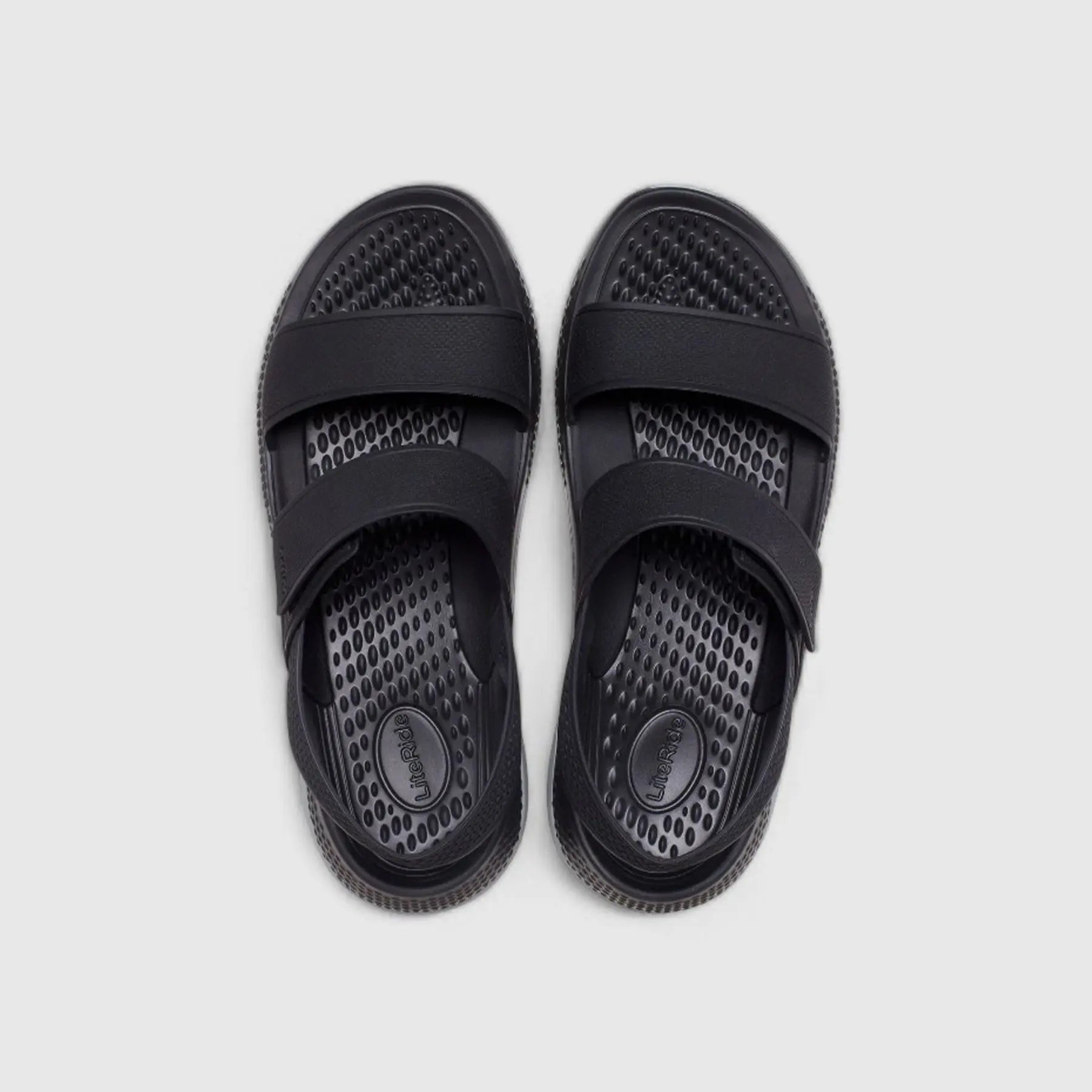 Literide 360 Sandal Black/Grey 206711 Sandals | familyshoecentre