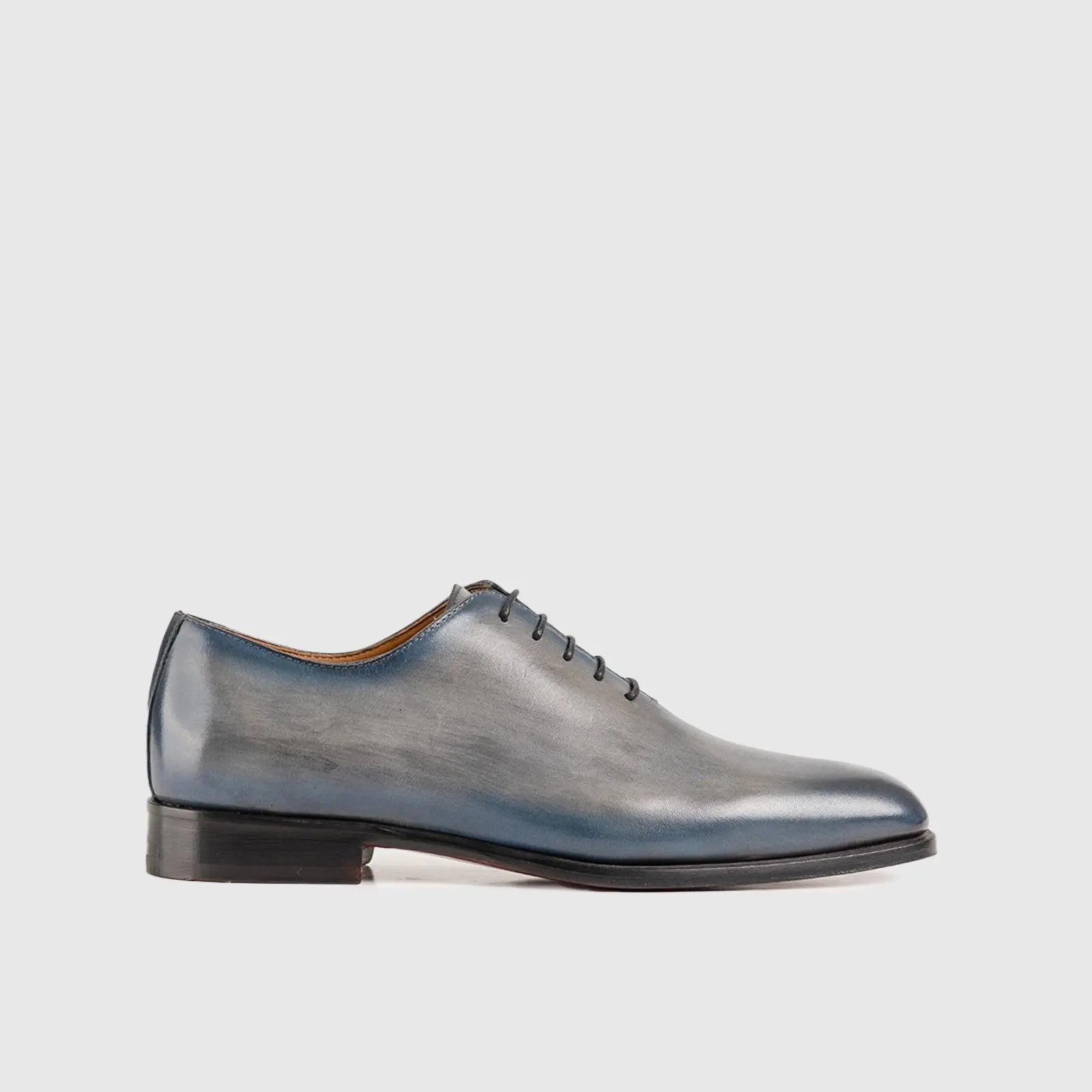 Dress Oxfords 4233 Washed Blue/Grey Oxfords | familyshoecentre