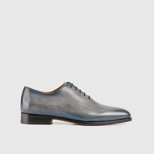 Dress Oxfords 4233 Washed Blue/Grey Oxfords | familyshoecentre