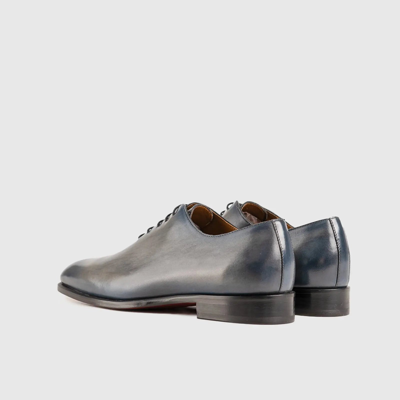 Dress Oxfords 4233 Washed Blue/Grey Oxfords | familyshoecentre