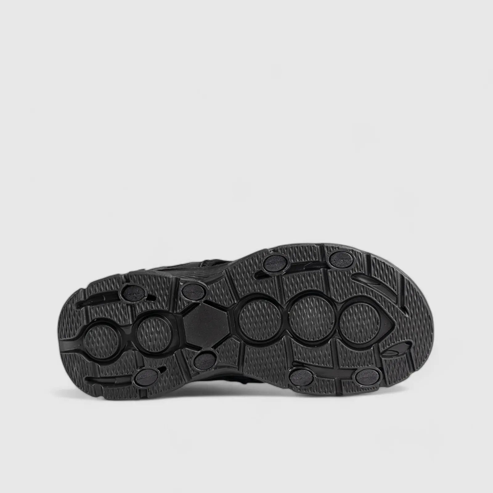 Harvie Comfort Strap Sandal Black 00877 Sandals | familyshoecentre