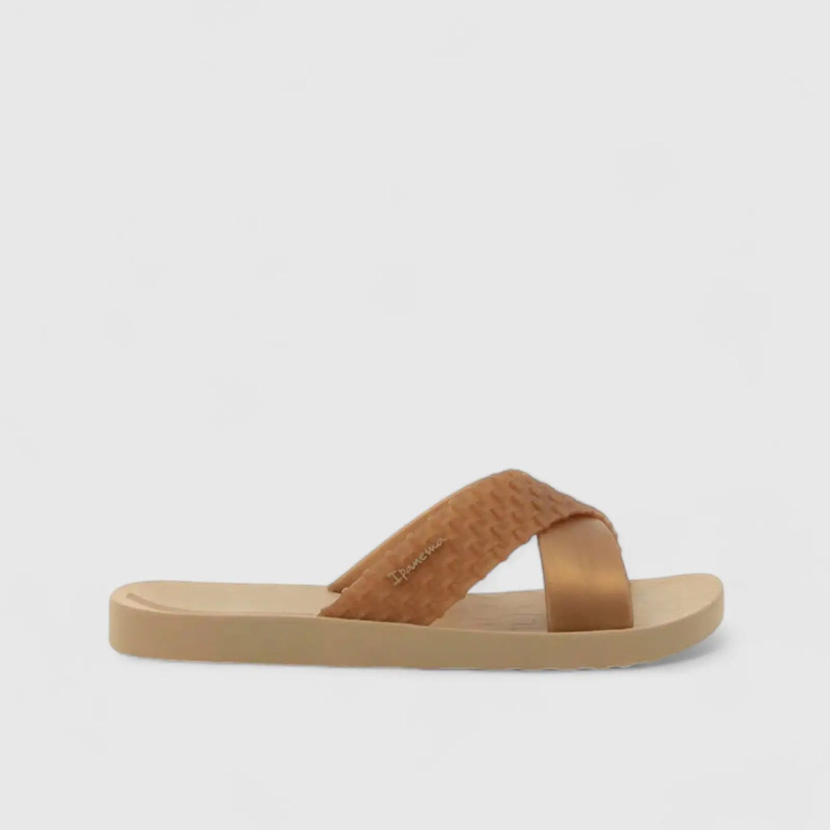 Ipanema Sense Slide Beige Gold 27214 Sandals | familyshoecentre