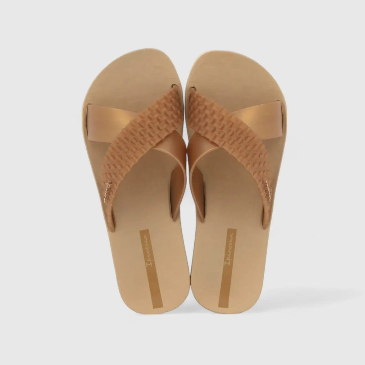 Ipanema Sense Slide Beige Gold 27214 Sandals | familyshoecentre