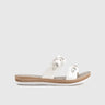 Ladies Comfort Sandals BA038 White Sandals | familyshoecentre