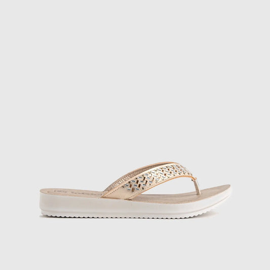 Ladies Comfort Sandals BM055 Beige Sandals | familyshoecentre