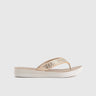 Ladies Comfort Sandals BM055 Beige Sandals | familyshoecentre
