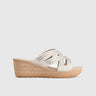 Ladies Comfort Sandals GM041 Beige Sandals | familyshoecentre