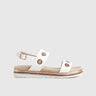 Ladies Comfort Sandals SA035 White Sandals | familyshoecentre