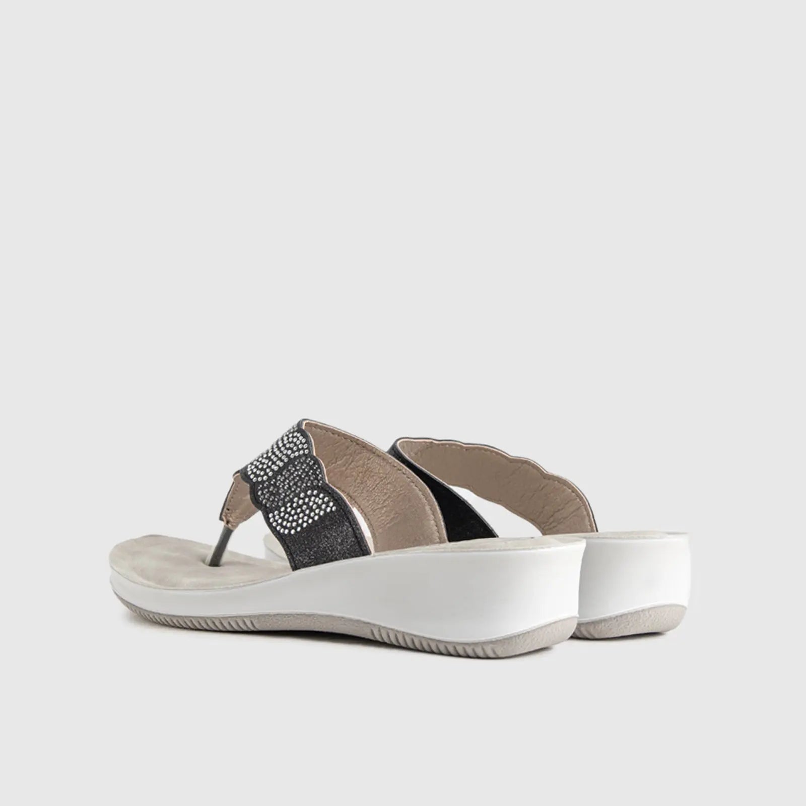 Ladies Comfort Sandals SE001 Black Sandals | familyshoecentre