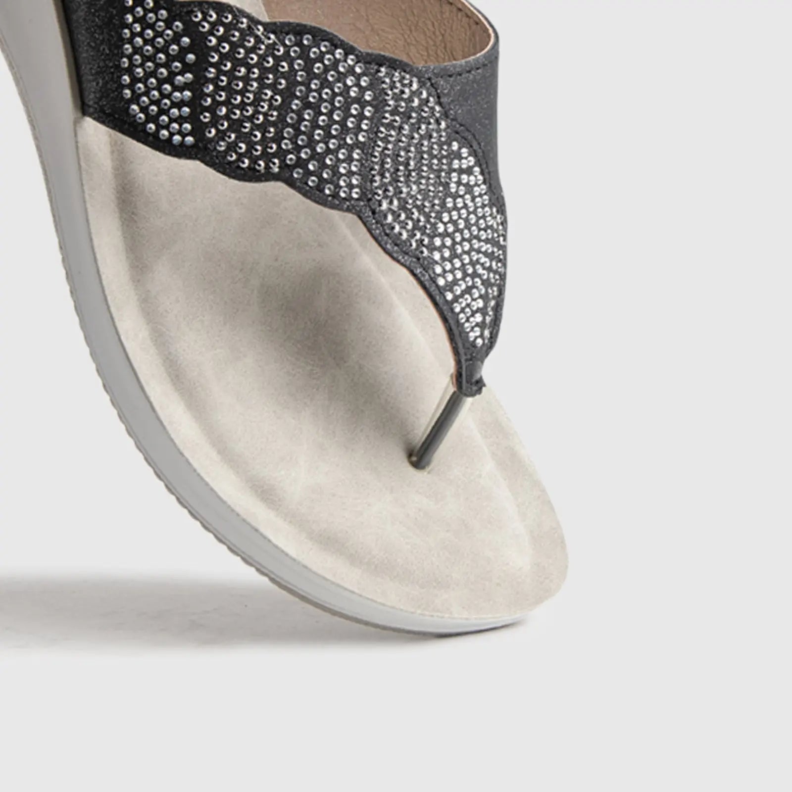 Ladies Comfort Sandals SE001 Black Sandals | familyshoecentre