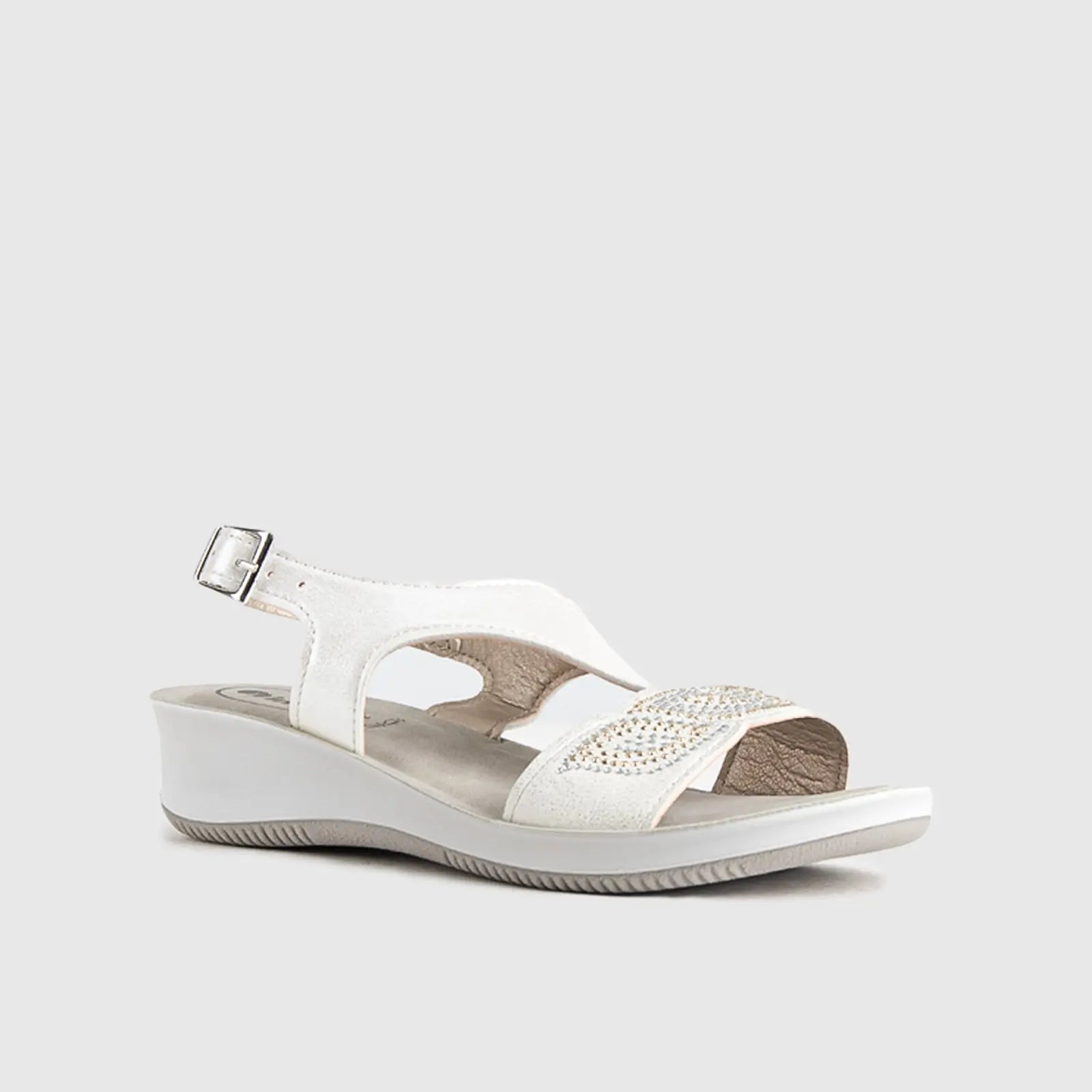 Ladies Comfort Sandals SE005 White Sandals | familyshoecentre