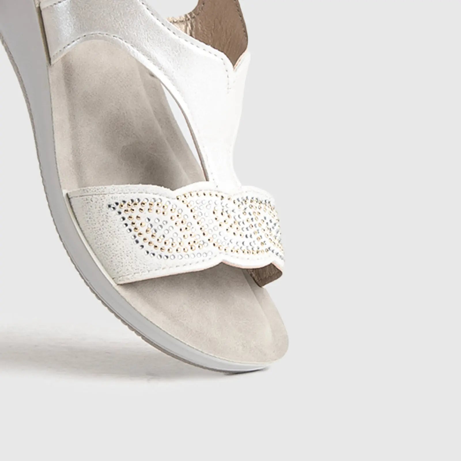 Ladies Comfort Sandals SE005 White Sandals | familyshoecentre