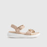 Ladies Comfort Sandals TT013 Beige Sandals | familyshoecentre