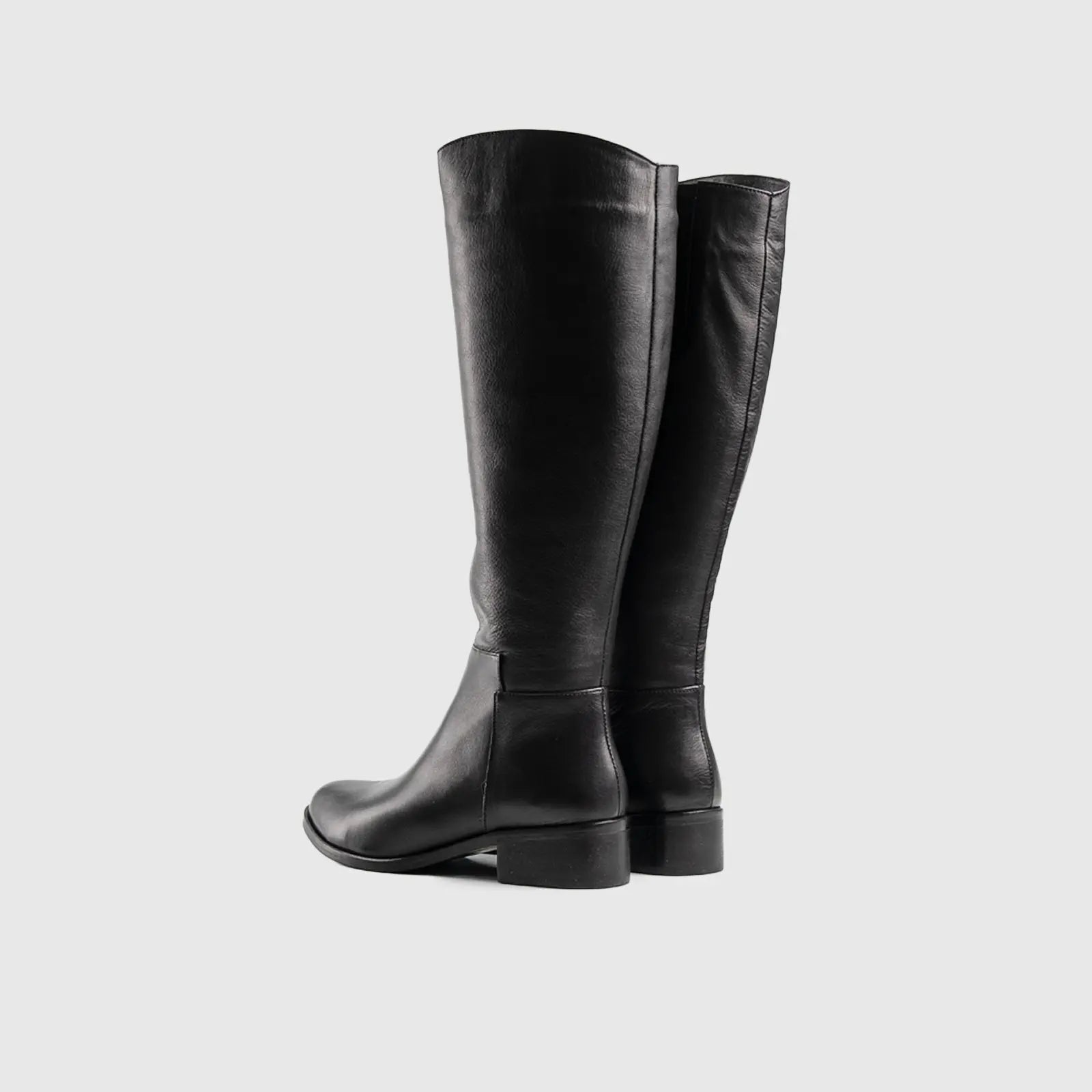 Leather Boots Black 9713 Boots | familyshoecentre