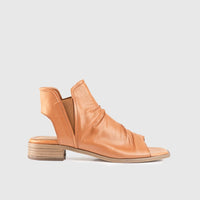 Leather Comfort Block Heel Sandal Brown 8841 Sandals | familyshoecentre