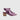 Leather Comfort Block Heel Sandal Purple 8430 Sandals | familyshoecentre