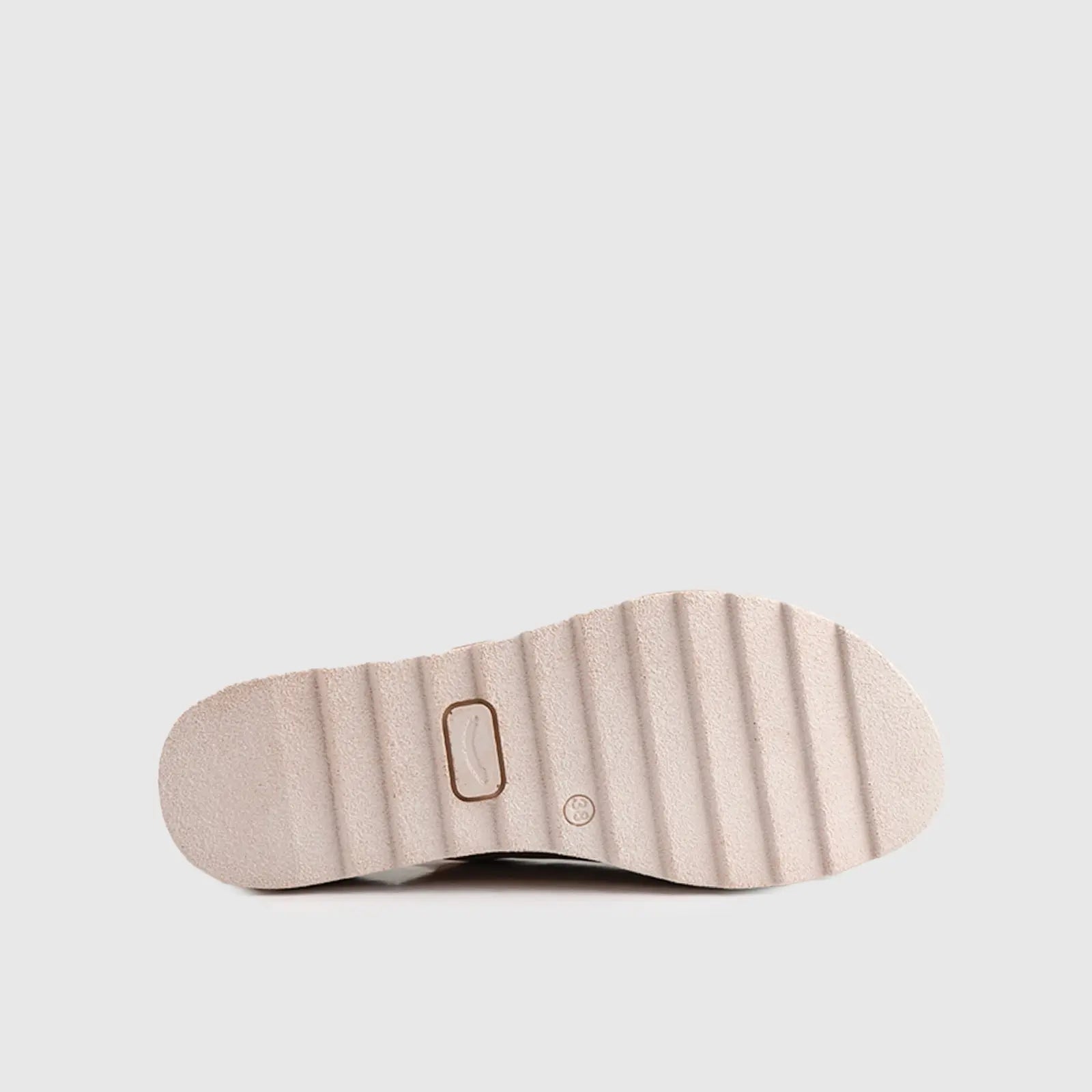 Leather Comfort Wedges Pink 11608 Sandals | familyshoecentre