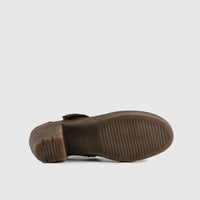 Leather Court Shoes 11541 Heels | familyshoecentre