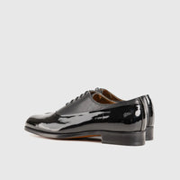 Dress Oxfords B4401 Black Patent/Leather Oxfords | familyshoecentre