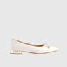 Low Heel Court Shoe White  10565 Heels | familyshoecentre