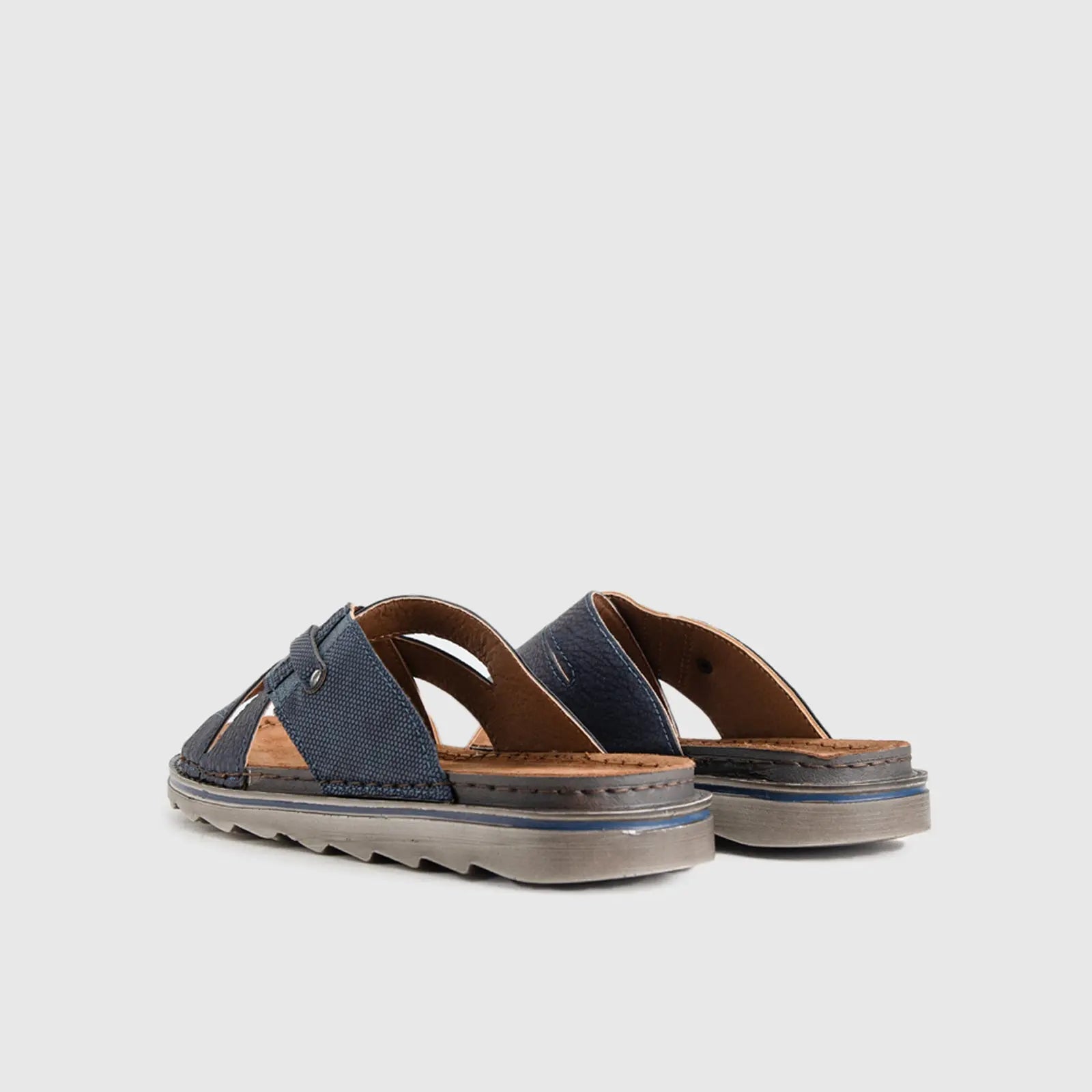 Mens Comfort Sandal BO001 Blue Sandals | familyshoecentre