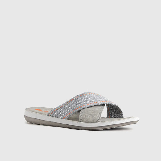 Mens Comfort Sandal DA019 Grey Sandals | familyshoecentre