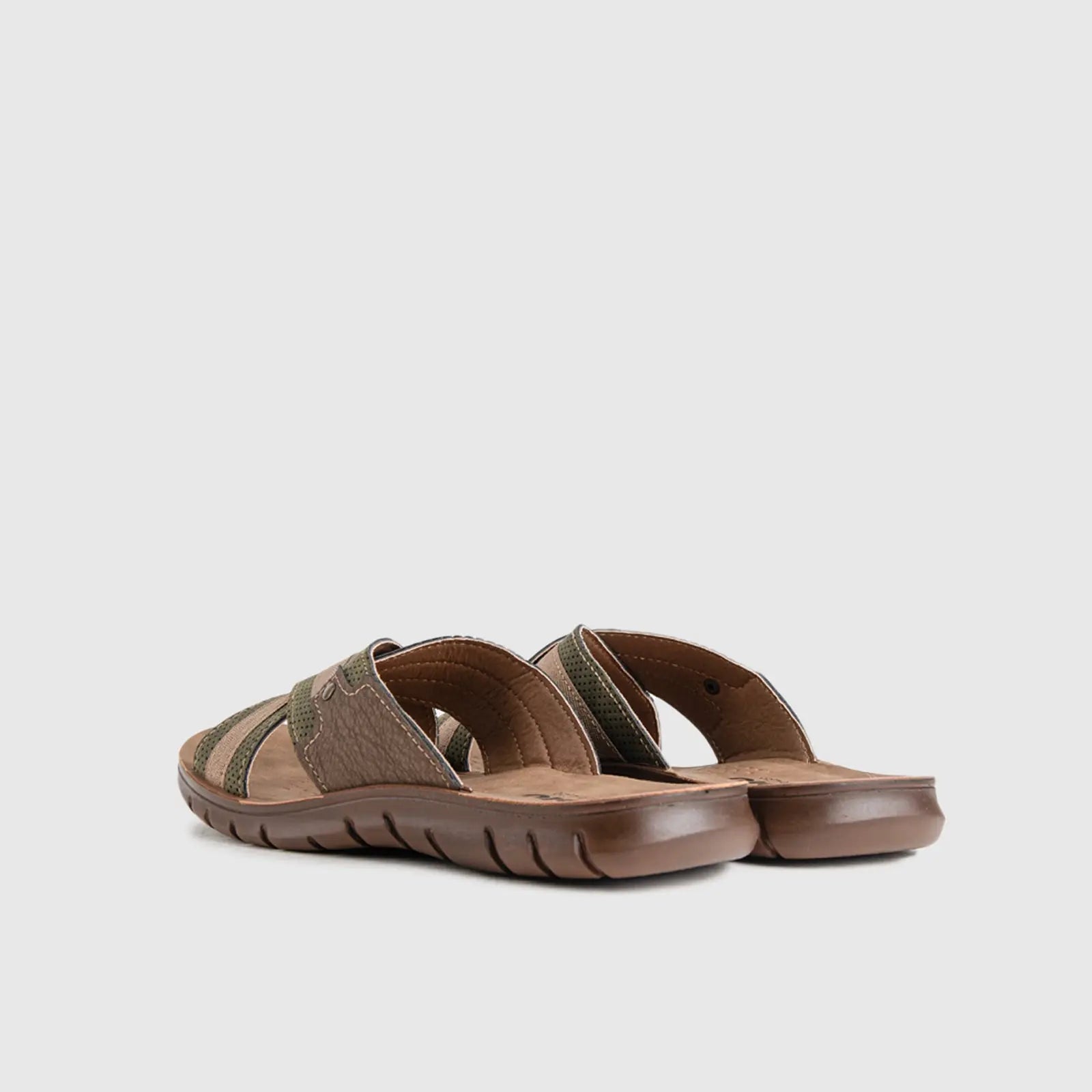 Mens Comfort Sandal FN034 Brown Sandals | familyshoecentre
