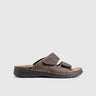 Mens Comfort Sandal WU006 Brown Sandals | familyshoecentre