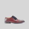 Dress Oxfords Burgandy /Navy EL007 Oxfords | familyshoecentre