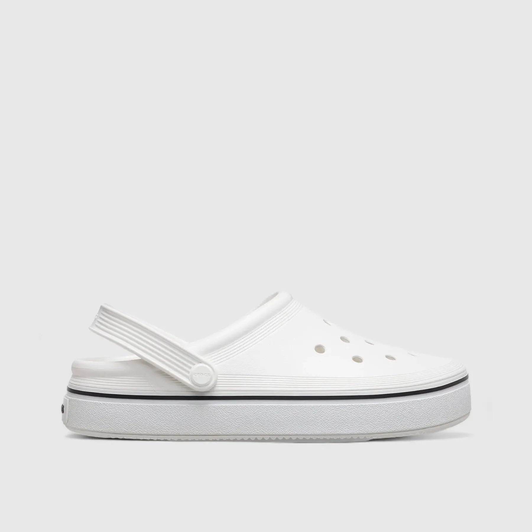Off Court Clog White 208371 Slides | familyshoecentre