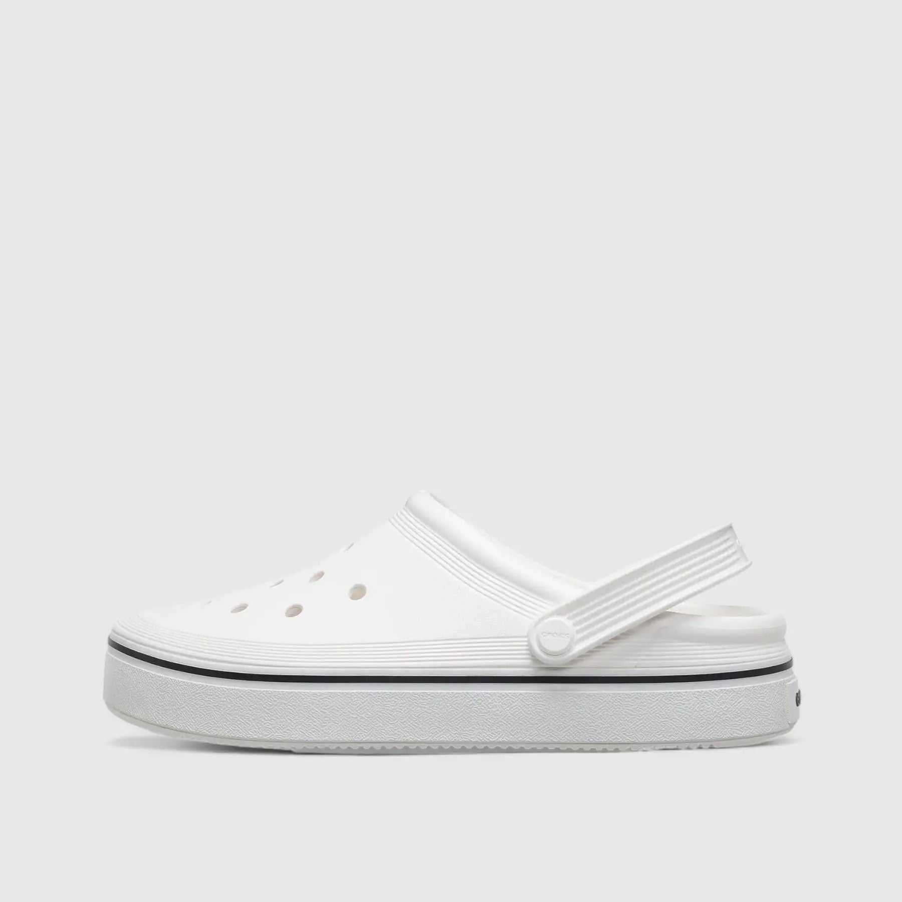 Off Court Clog White 208371 Slides | familyshoecentre