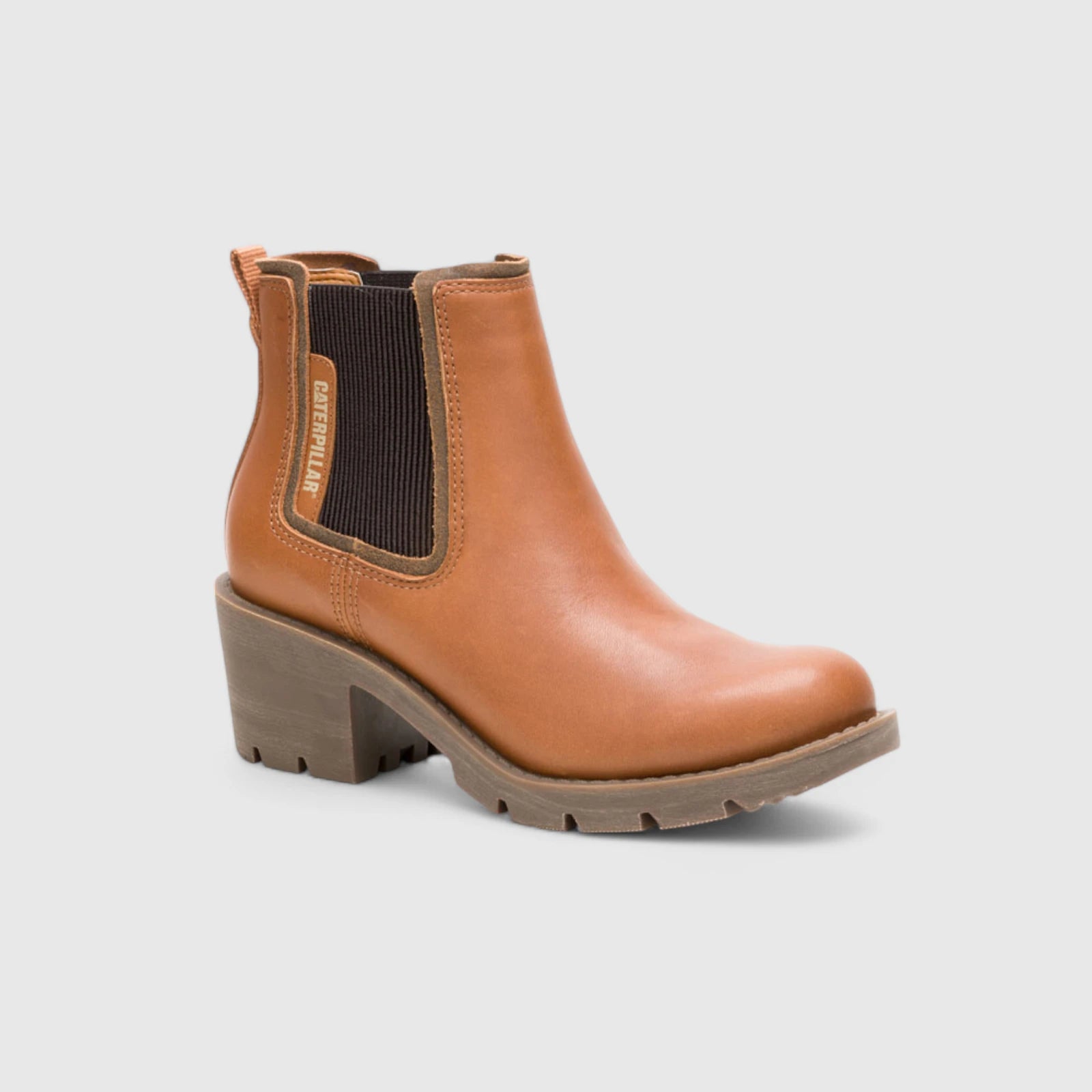 Cat Rewrite Chelsea Ladies Boot Brown P312179 Boots | familyshoecentre