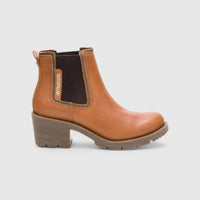 Cat Rewrite Chelsea Ladies Boot Brown P312179 Boots | familyshoecentre