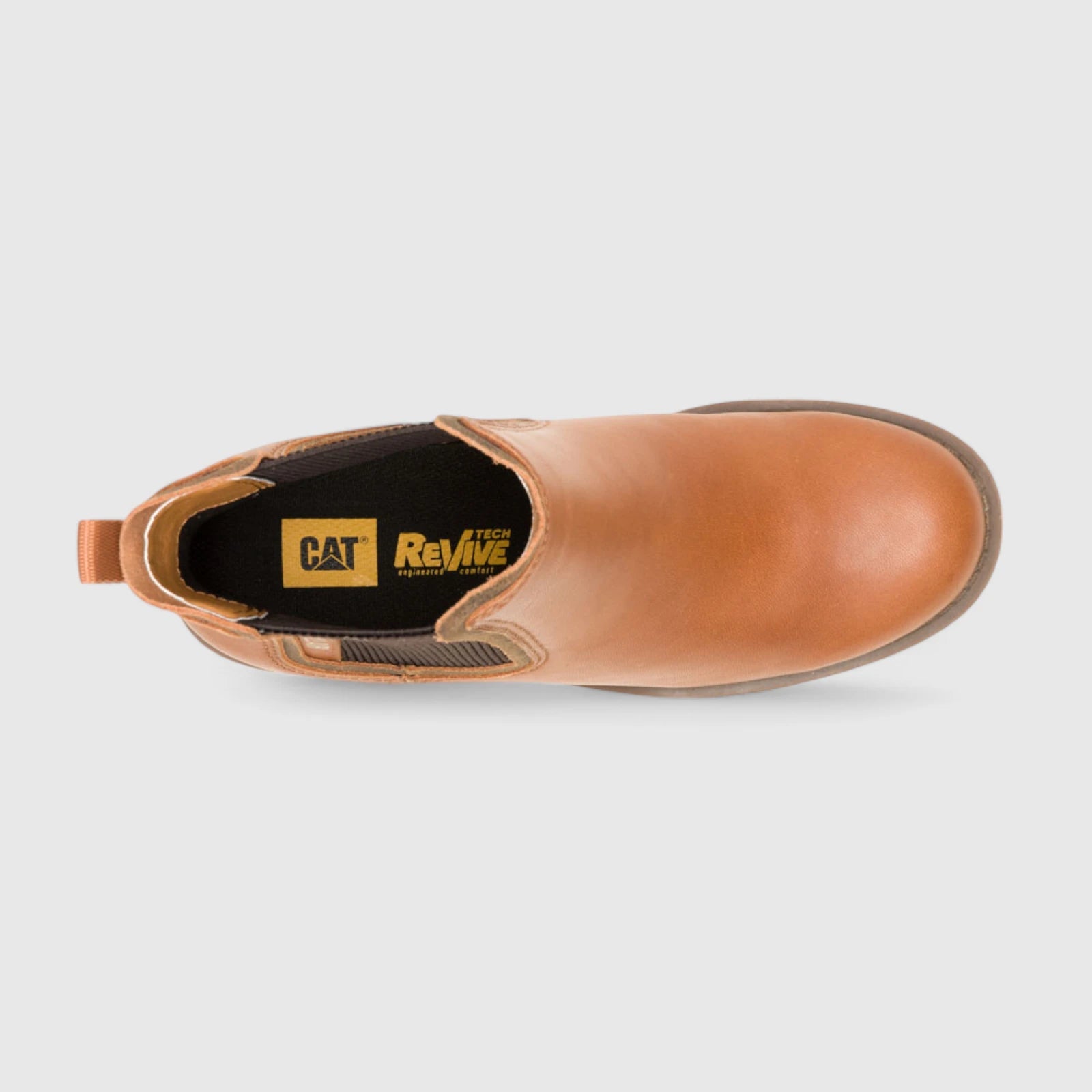 Cat Rewrite Chelsea Ladies Boot Brown P312179 Boots | familyshoecentre