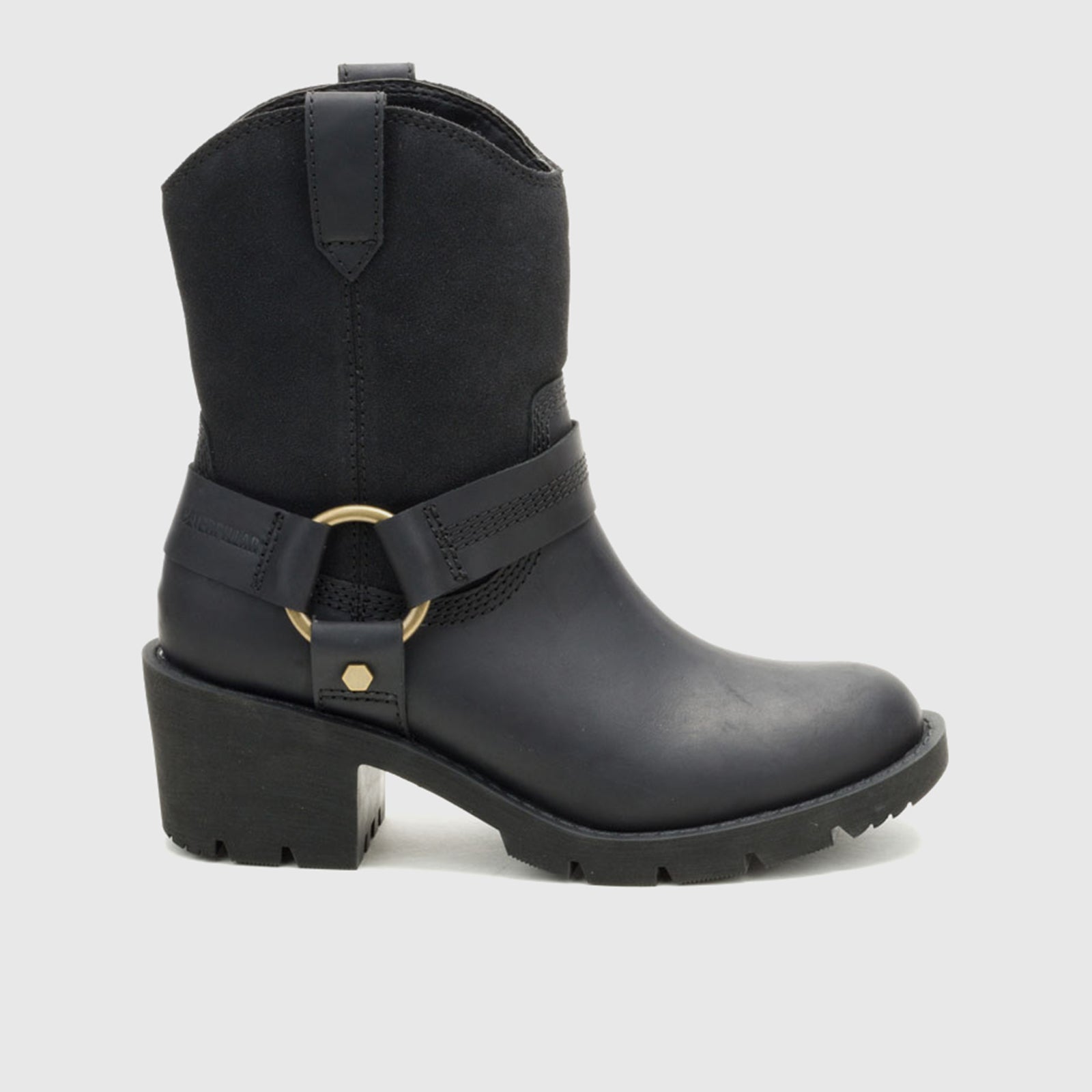 Cat Rewrite Harness Ladies Boot Black P312373 CL13 Boots | familyshoecentre