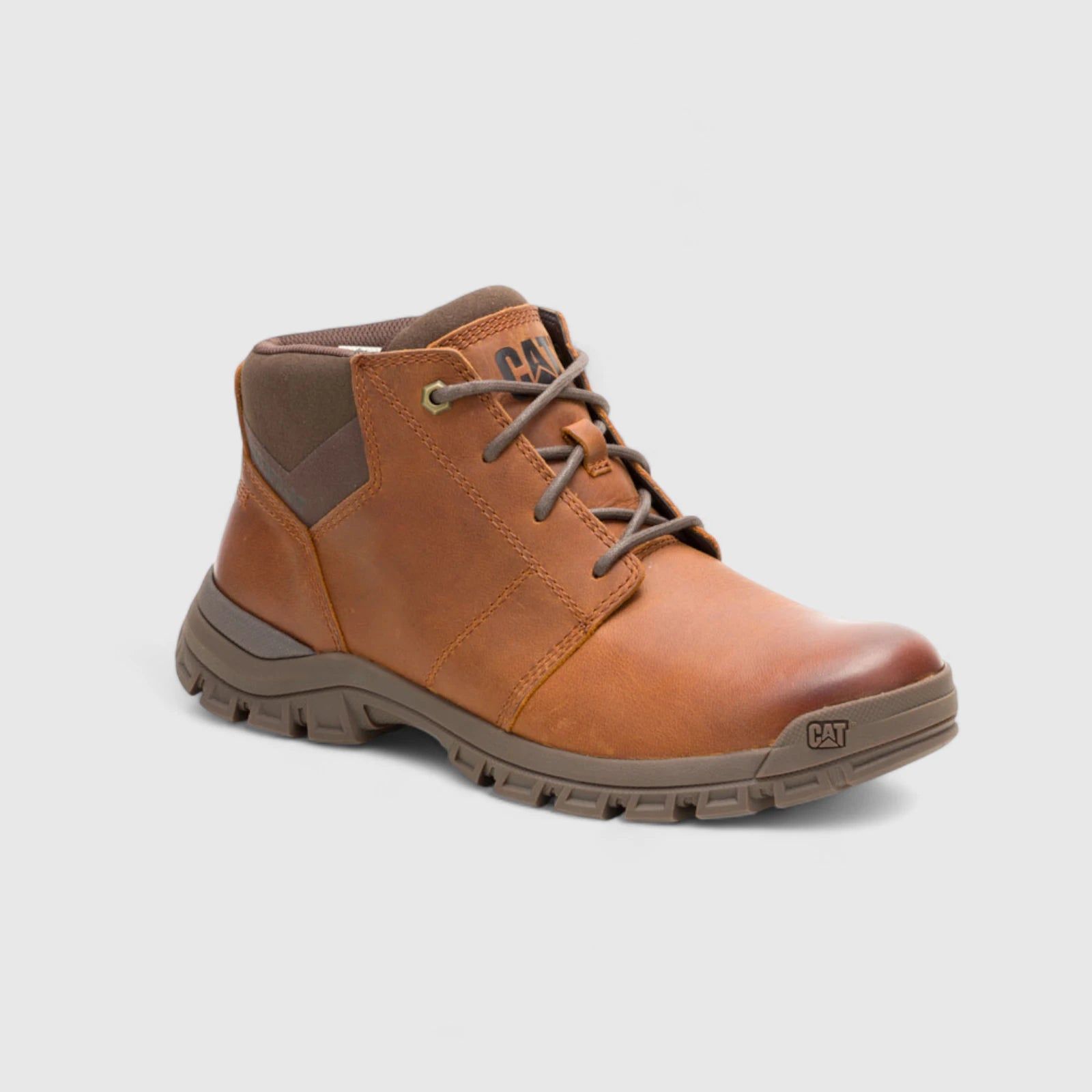 Cat Men's Threshold Chukka Burnish P726439 Leather Brown CT325