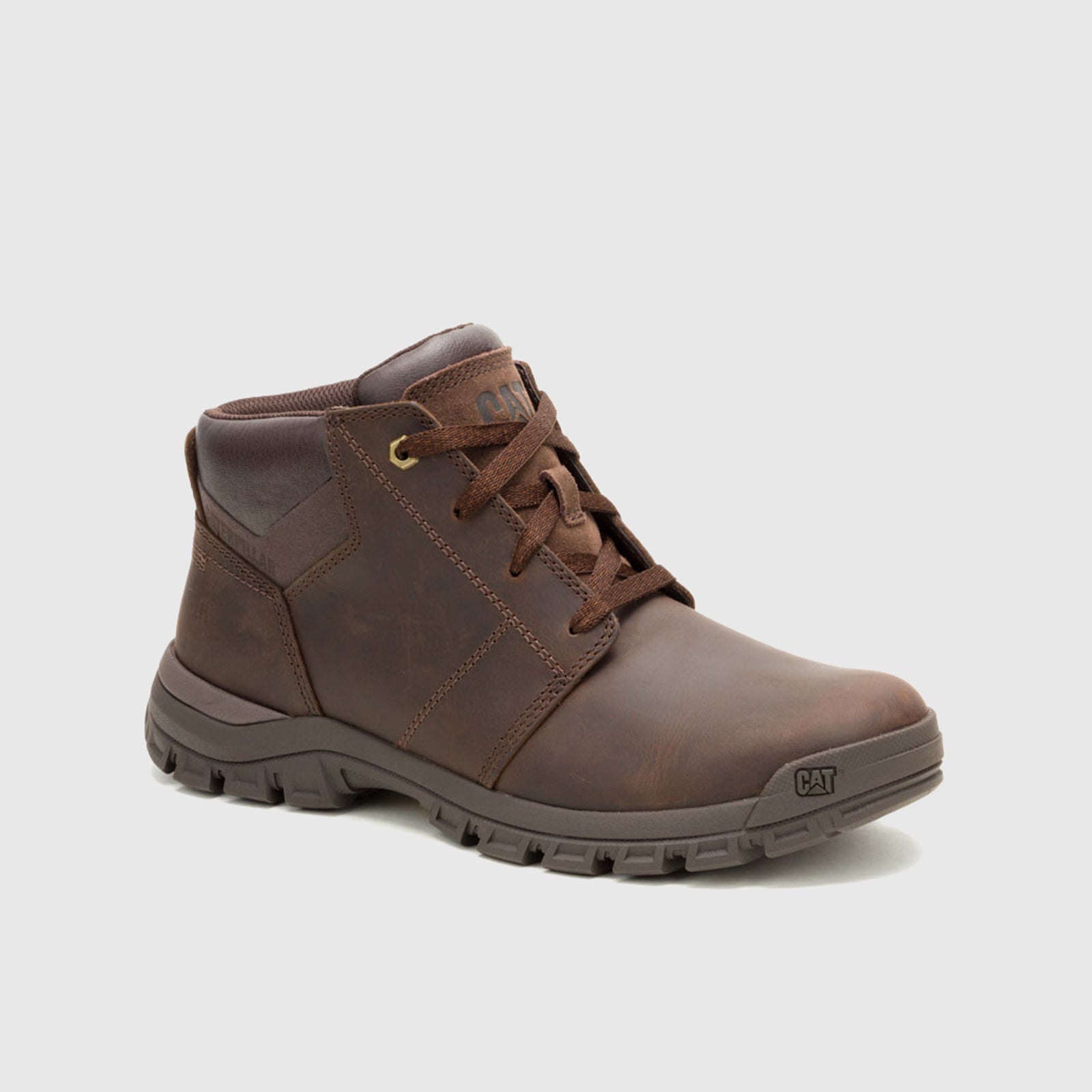 Cat Threshold Chukka Dark Brown P726443 CT308 Boots | familyshoecentre