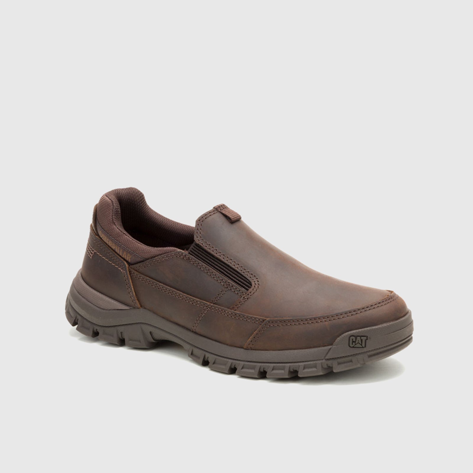 Cat Threshold Slip-on Dark Brown P726444 CT310 Slip-ons | familyshoecentre