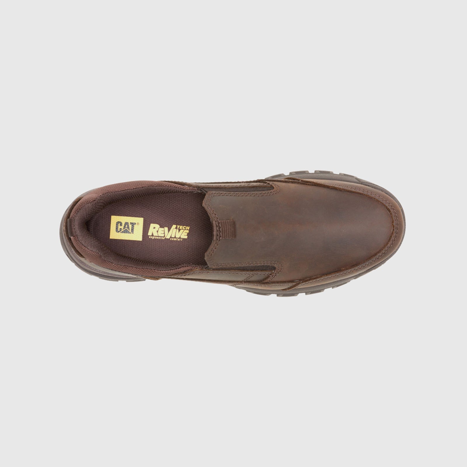 Cat Threshold Slip-on Dark Brown P726444 CT310 Slip-ons | familyshoecentre