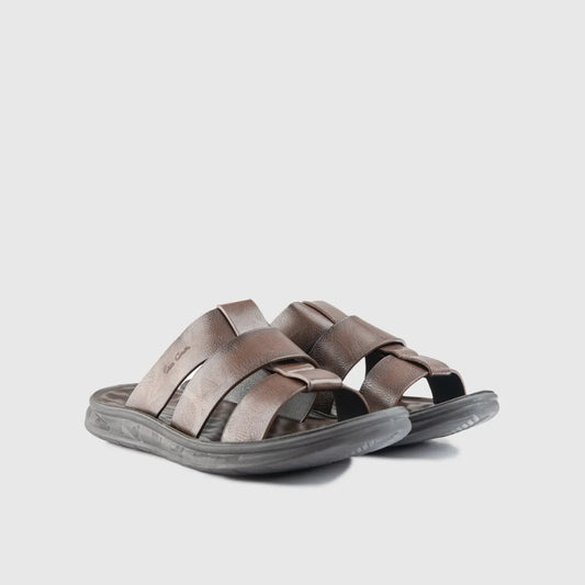 Push In Sandal Brown 00674 Sandals | familyshoecentre